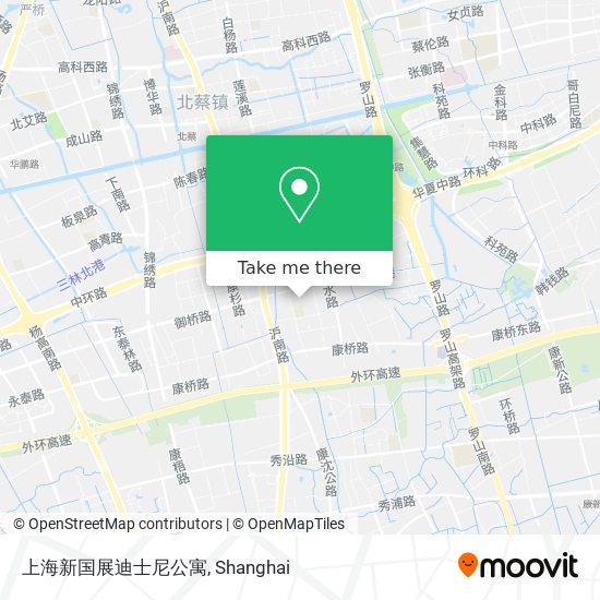 上海新国展迪士尼公寓 map