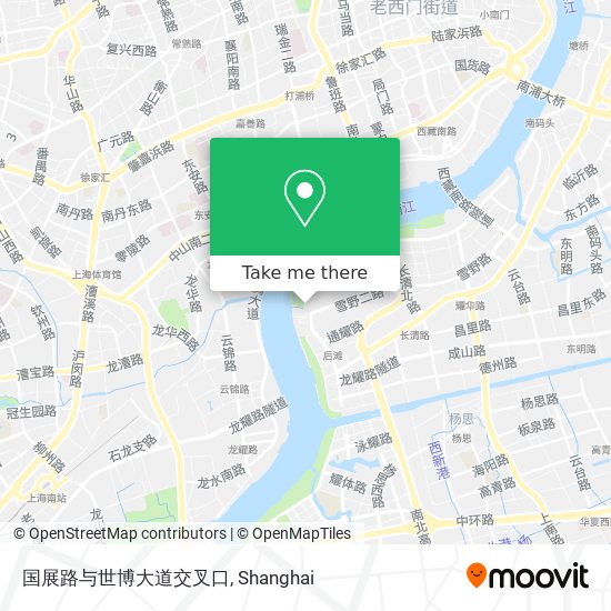 国展路与世博大道交叉口 map