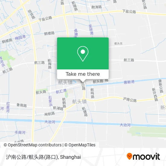 沪南公路/航头路(路口) map