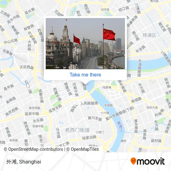 外滩 map