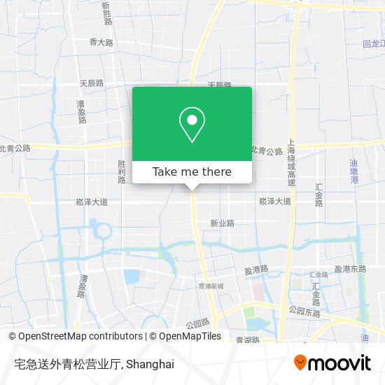 宅急送外青松营业厅 map