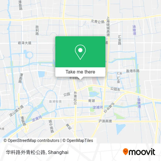 华科路外青松公路 map