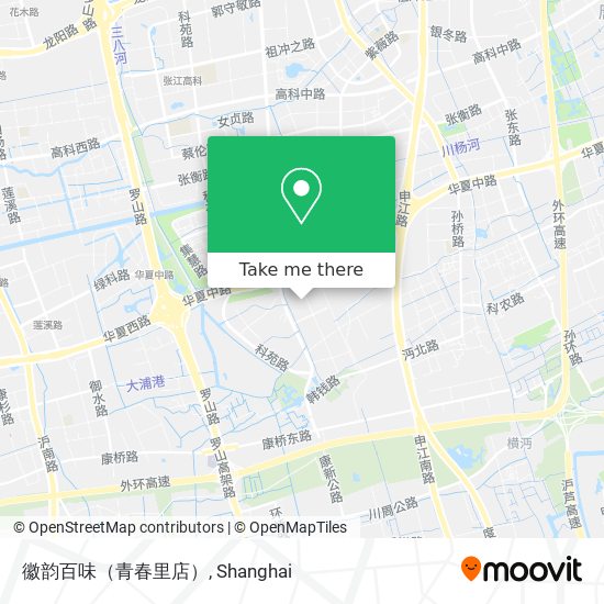 徽韵百味（青春里店） map