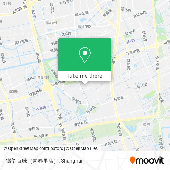 徽韵百味（青春里店） map