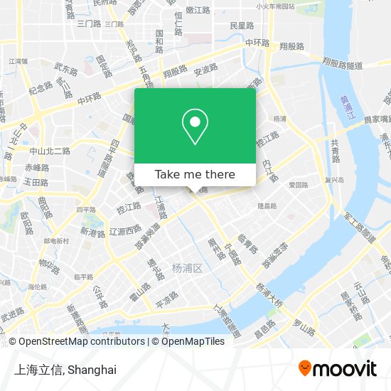 上海立信 map