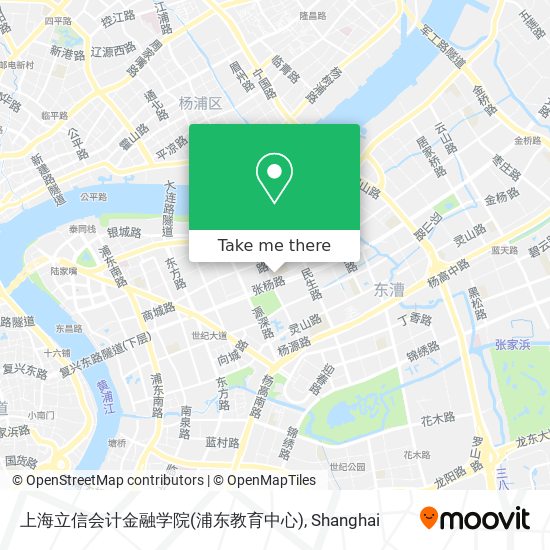 上海立信会计金融学院(浦东教育中心) map
