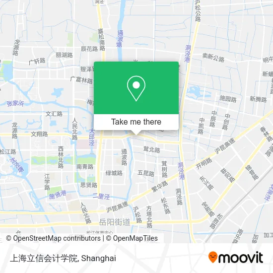 上海立信会计学院 map