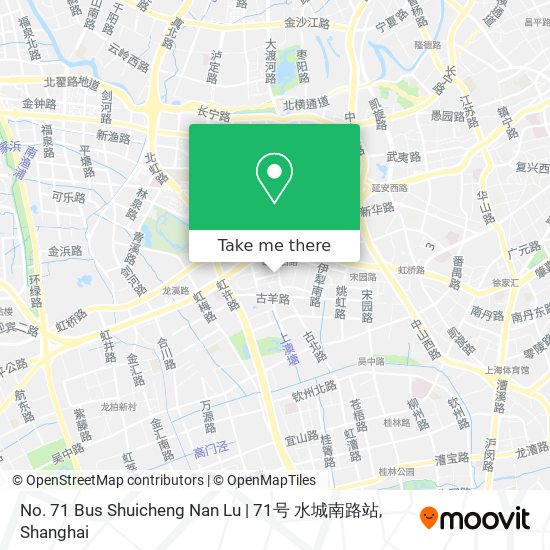 No. 71 Bus Shuicheng Nan Lu | 71号 水城南路站 map