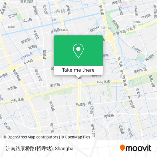 沪南路康桥路(招呼站) map