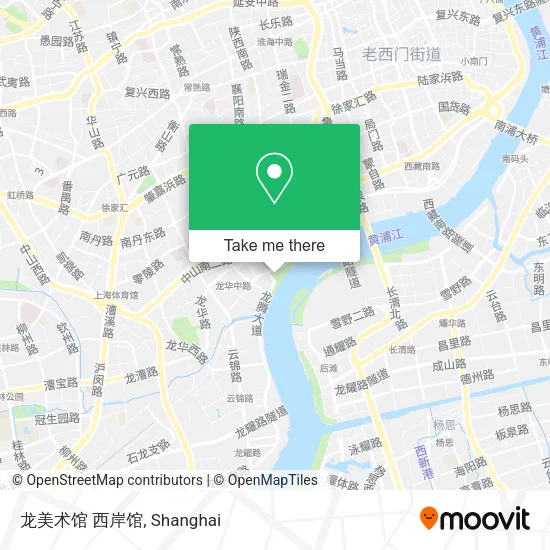 龙美术馆 西岸馆 map