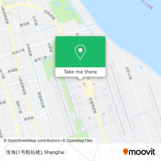 淮海(1号航站楼) map