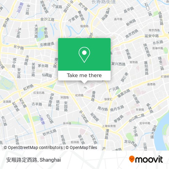 安顺路定西路 map