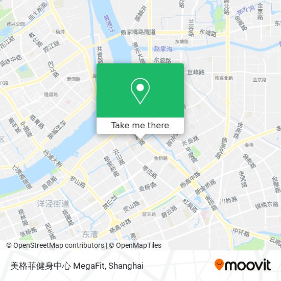 美格菲健身中心 MegaFit map
