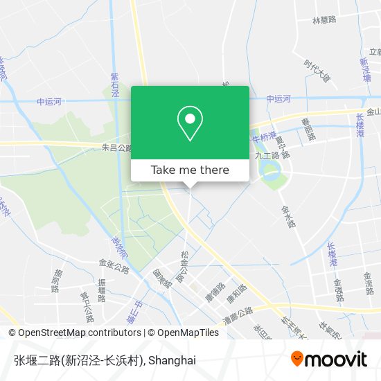 张堰二路(新沼泾-长浜村) map