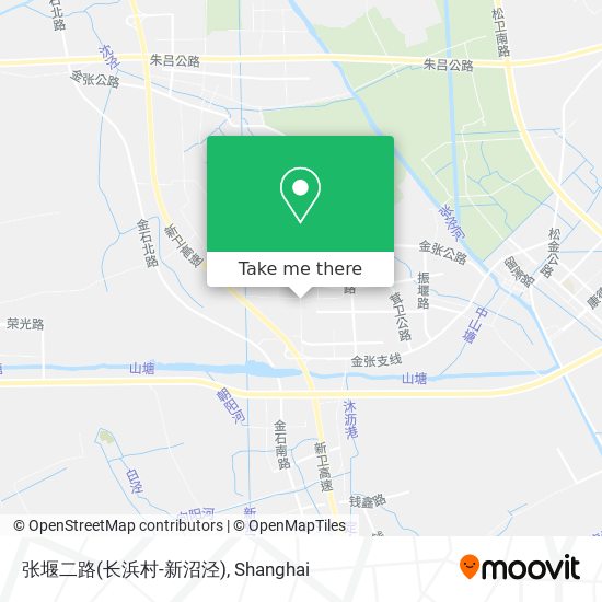 张堰二路(长浜村-新沼泾) map
