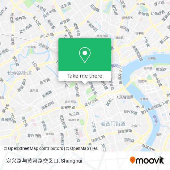 定兴路与黄河路交叉口 map