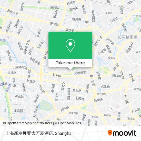 上海新发展亚太万豪酒店 map