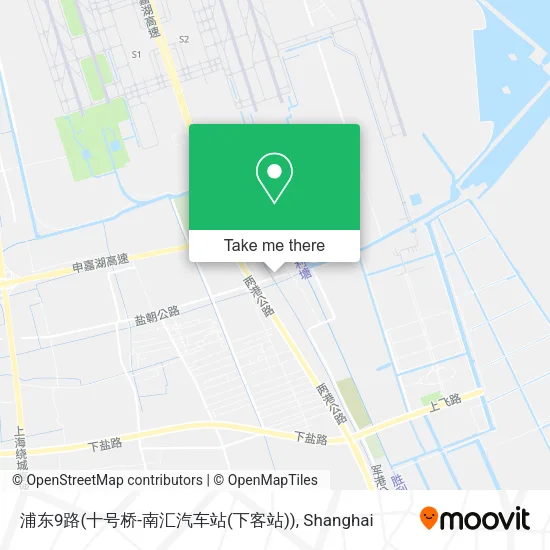 浦东9路(十号桥-南汇汽车站(下客站)) map