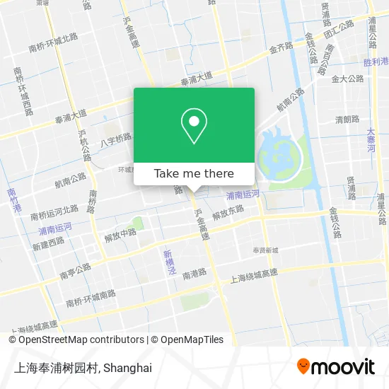 上海奉浦树园村 map