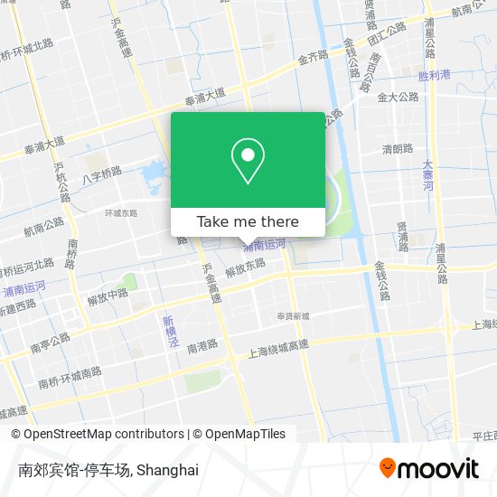 南郊宾馆-停车场 map