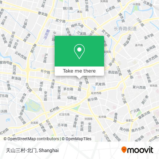 天山三村-北门 map