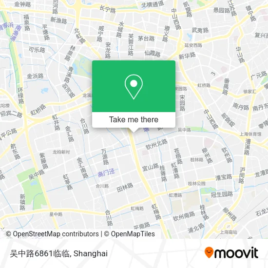 吴中路6861临临 map