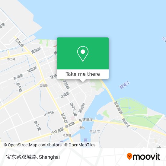 宝东路双城路 map