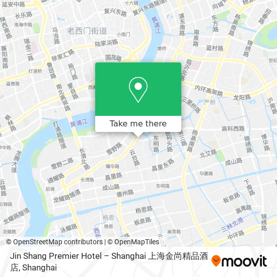 Jin Shang Premier Hotel – Shanghai  上海金尚精品酒店 map