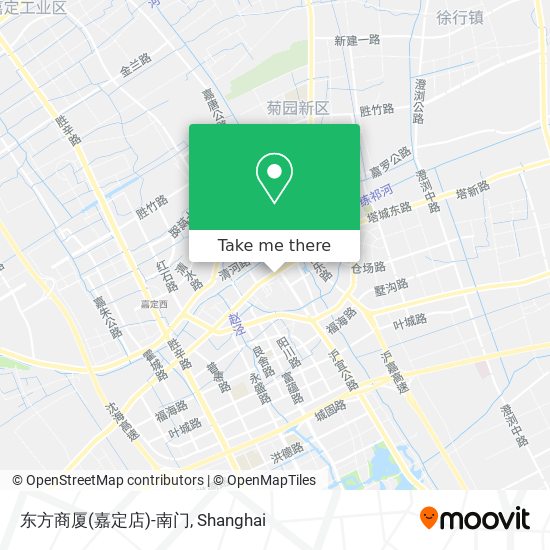 东方商厦(嘉定店)-南门 map