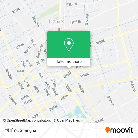 博乐路 map