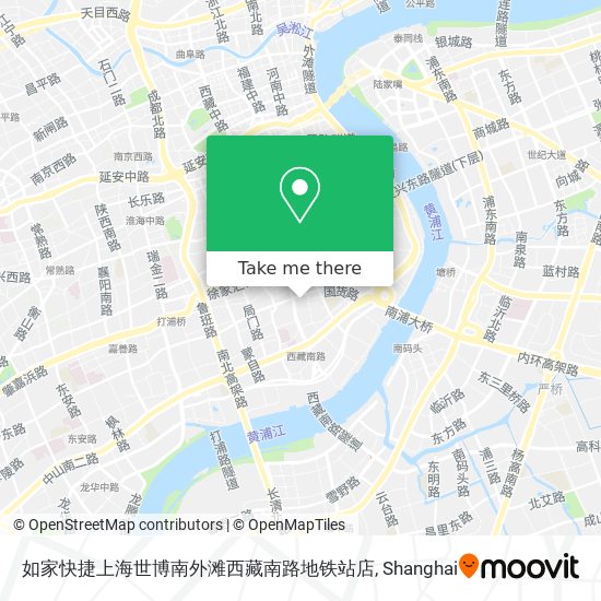 如家快捷上海世博南外滩西藏南路地铁站店 map