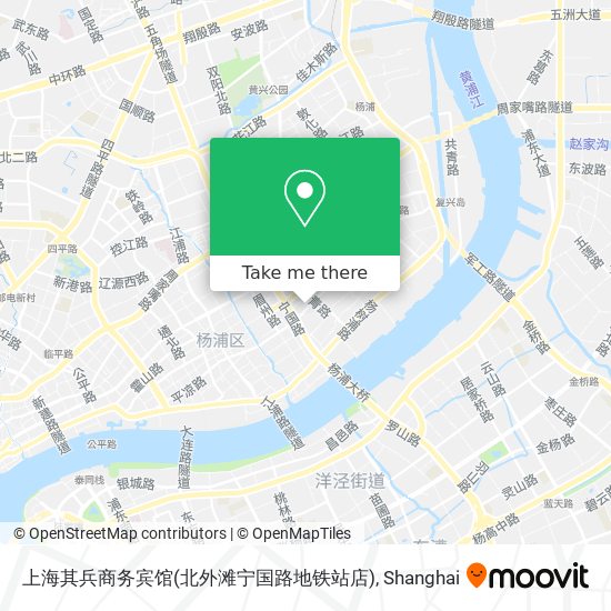上海其兵商务宾馆(北外滩宁国路地铁站店) map