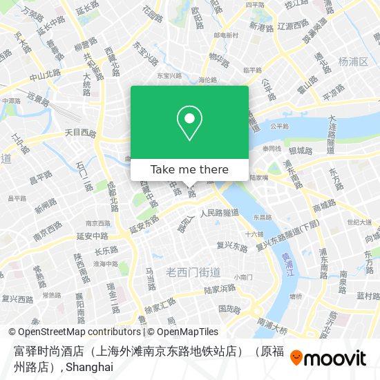 富驿时尚酒店（上海外滩南京东路地铁站店）（原福州路店） map