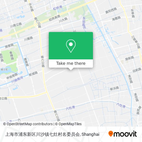 上海市浦东新区川沙镇七灶村名委员会 map