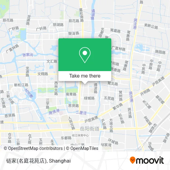 链家(名庭花苑店) map