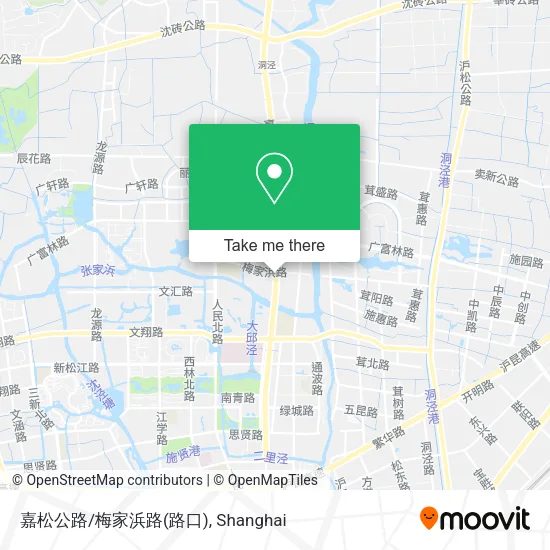 嘉松公路/梅家浜路(路口) map
