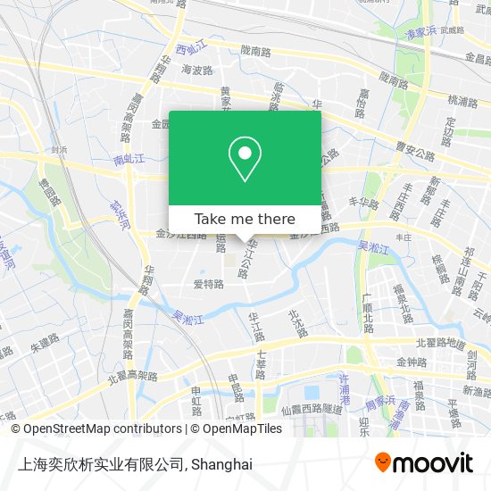 上海奕欣析实业有限公司 map