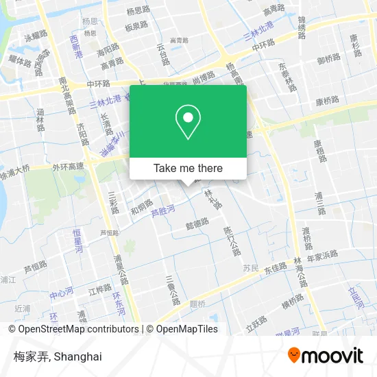 梅家弄 map