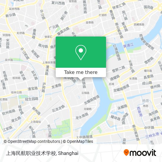 上海民航职业技术学校 map