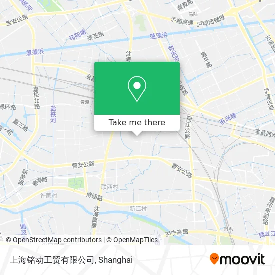 上海铭动工贸有限公司 map