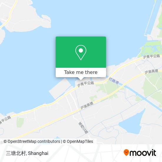 三塘北村 map