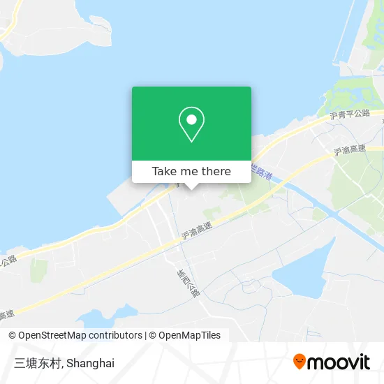 三塘东村 map