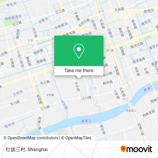 红旗三村 map