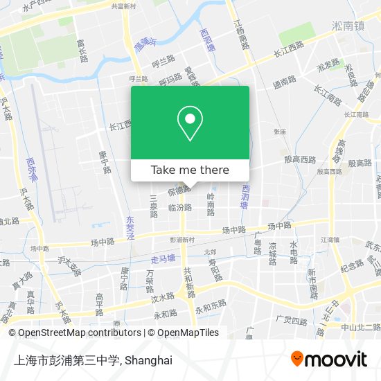 上海市彭浦第三中学 map
