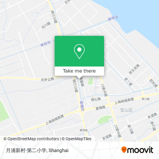 月浦新村-第二小学 map