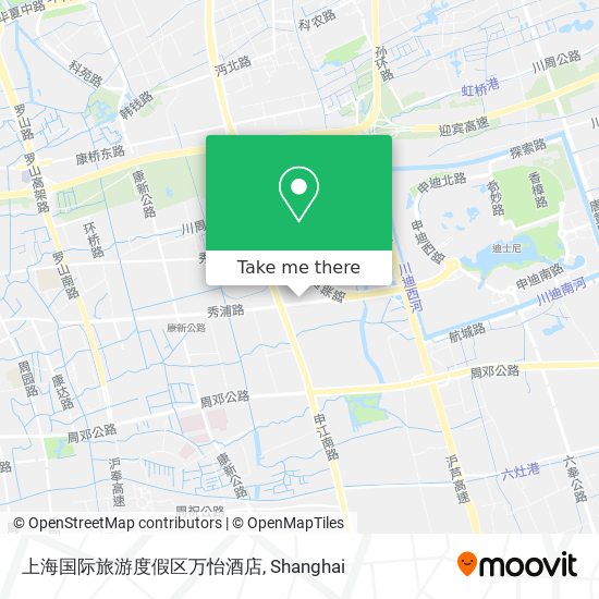 上海国际旅游度假区万怡酒店 map