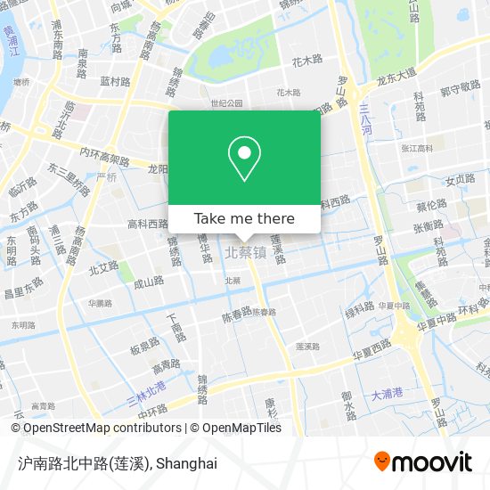 沪南路北中路(莲溪) map