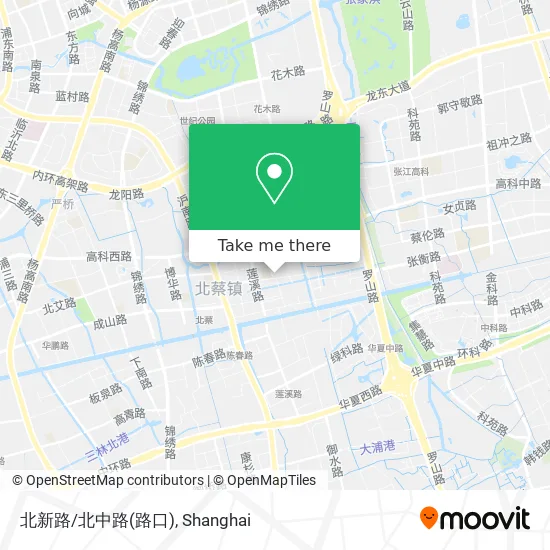 北新路/北中路(路口) map