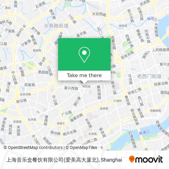 上海音乐盒餐饮有限公司(爱美高大厦北) map