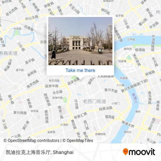 凯迪拉克上海音乐厅 map